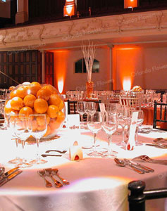 Orange Vases - Auckland Town Hall - Auckland Conventions