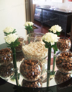  Entrance table - Rose Vases - Kelliher Estate 