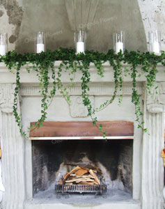 Ivy and Candles - Outside Fireplace - Mantells Mt Eden 