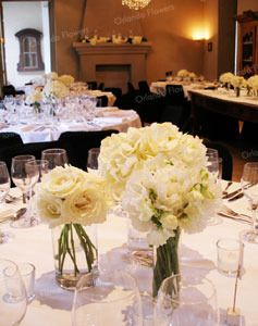 White Seasonal Vases - Dining Room - Mantells Mt Eden