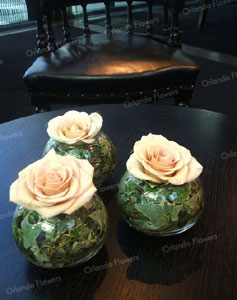 Single Rose Bubble Vases - The Northern Club