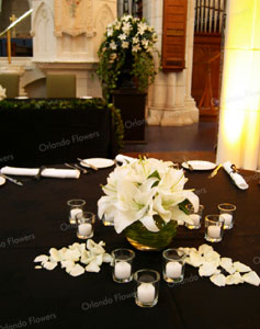 White Lilies - Reception - Saint Mathews in the City 2