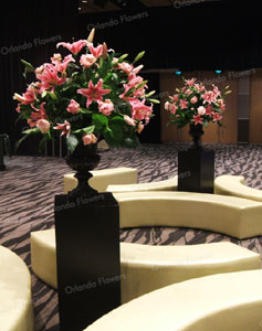 Lilies and Peonies - New Zealand Room - Sky City Conventions