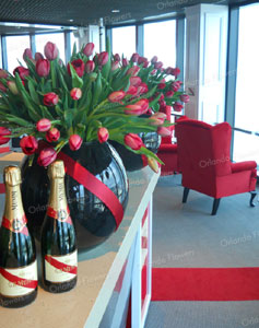 Red Tulips - Mumm Champagne Bar - Sky Lounge - Sky City Main Site 