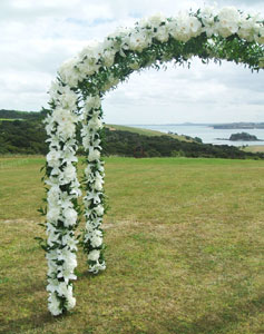 Floral Arch - Cable Bay Winery - Waiheke Island 