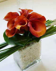 Calla Lily and Grass  Vase - Sofitel 