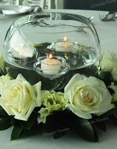 Bubble Vase, Floating Candles, Seasonal Flowers - The Wharf