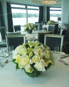 Peonies, Hydrangea and Lilies - Corporate Function -  The Wharf